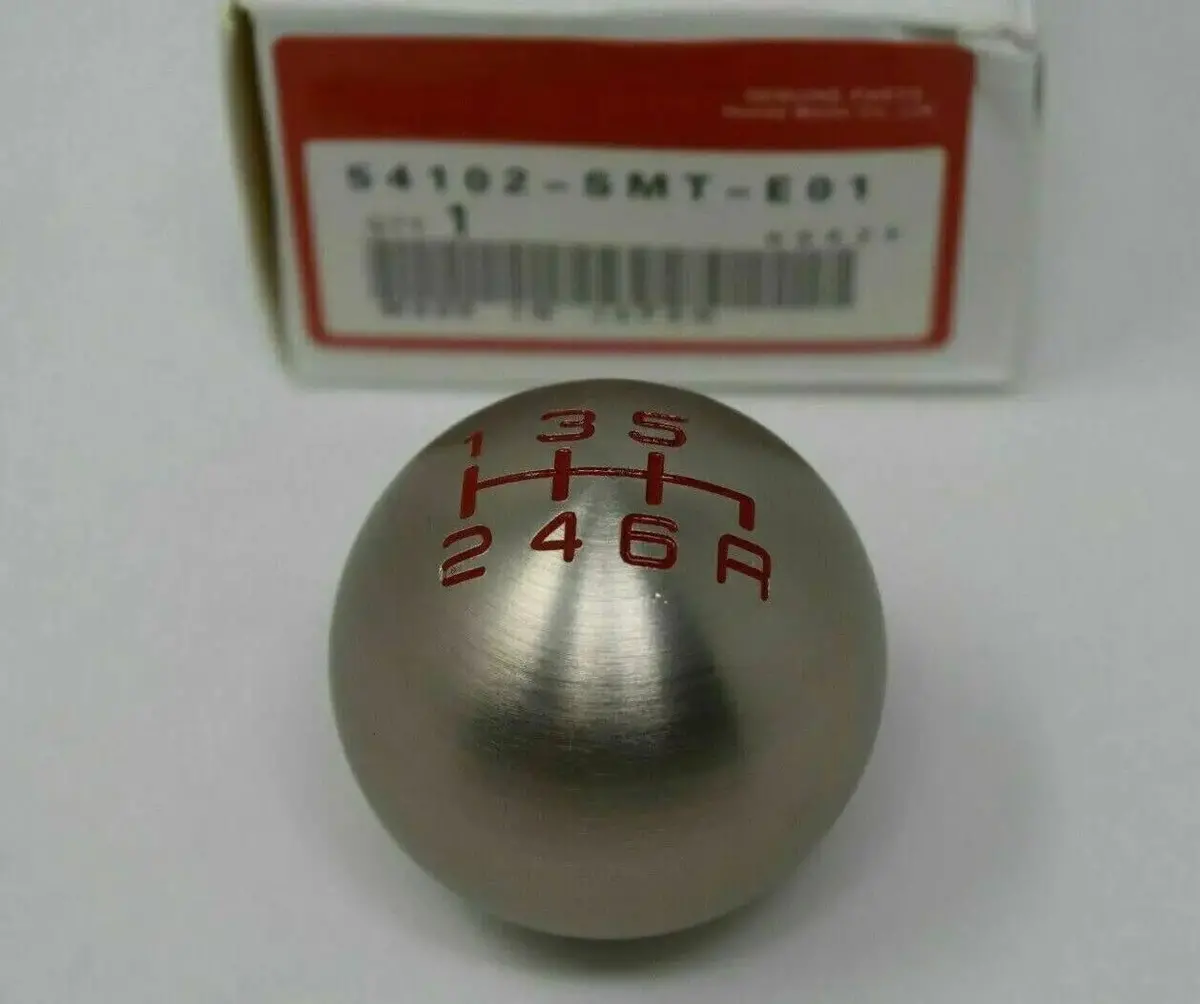 Gunmetal 6-Speed Ball Round Shift Knob, M10x1.5 Thread, Billet 6061 Aluminum 1