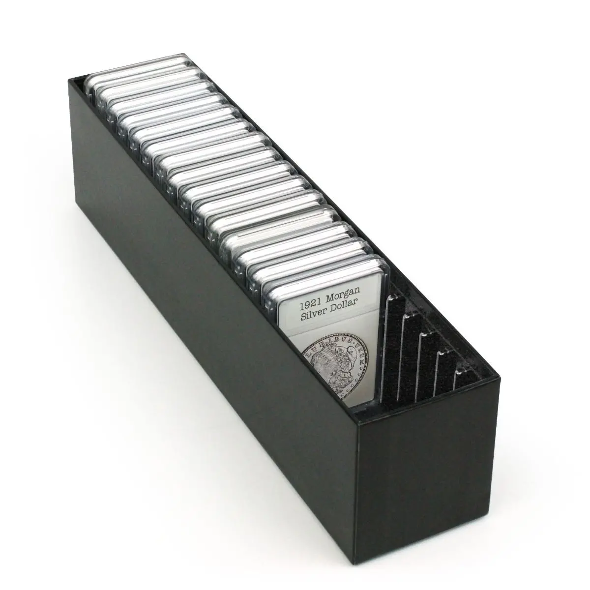 Bcw Slotted Coin Display Slab Box 1