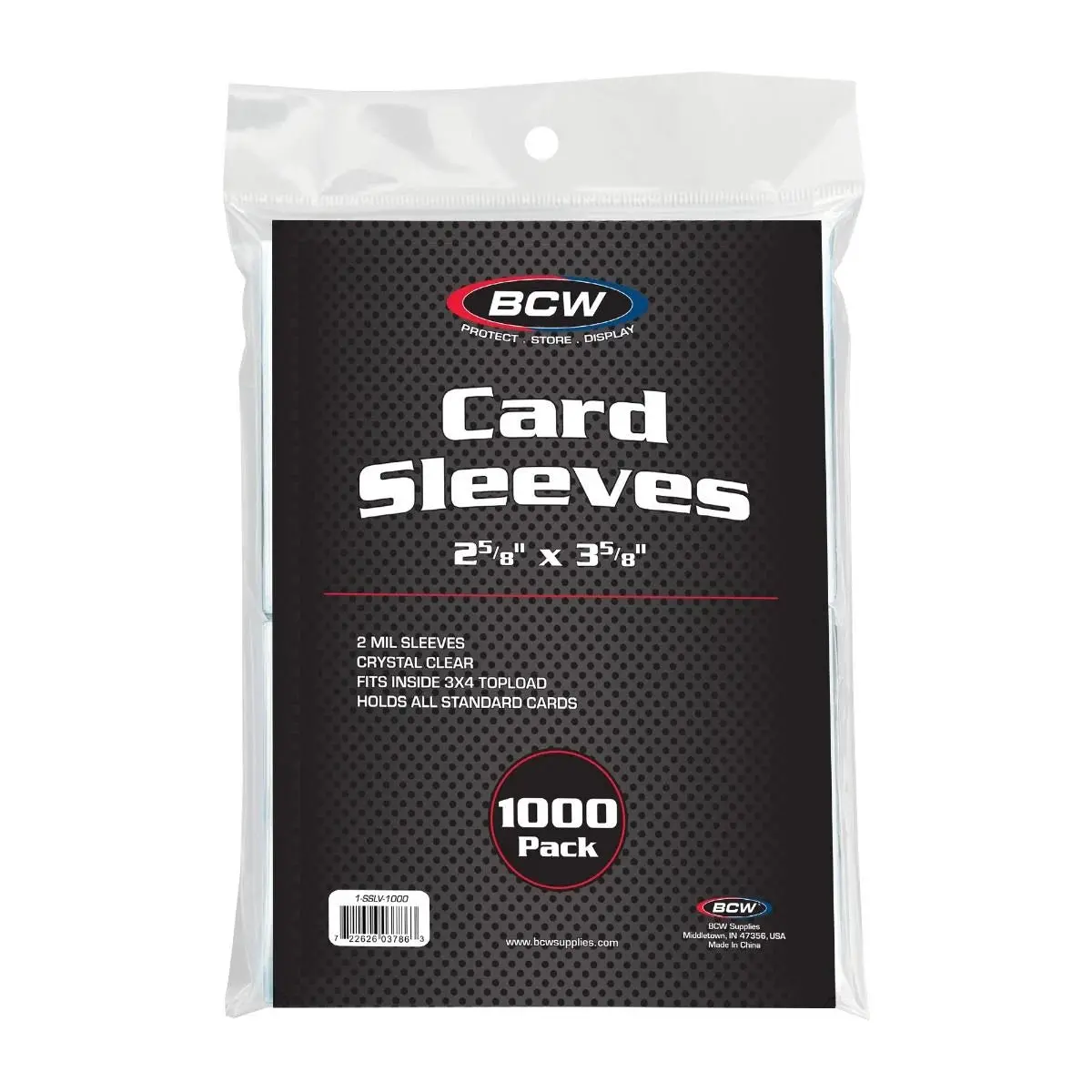 Bcw Standard Card Sleeves - 1000 Pack 1