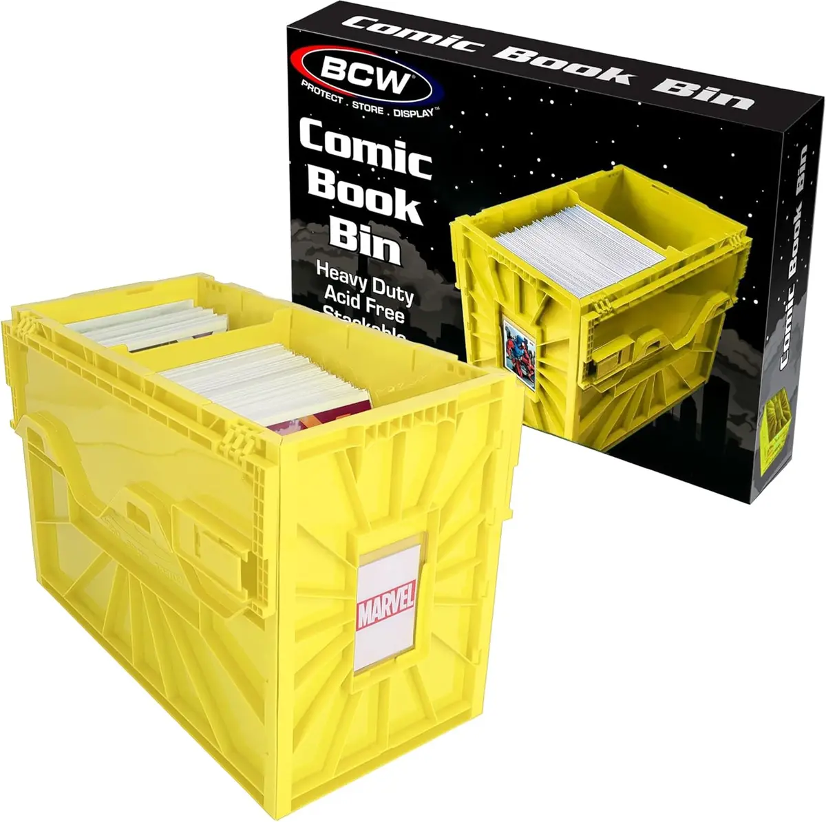 Bcw Yellow Comic Book Short Bin 1