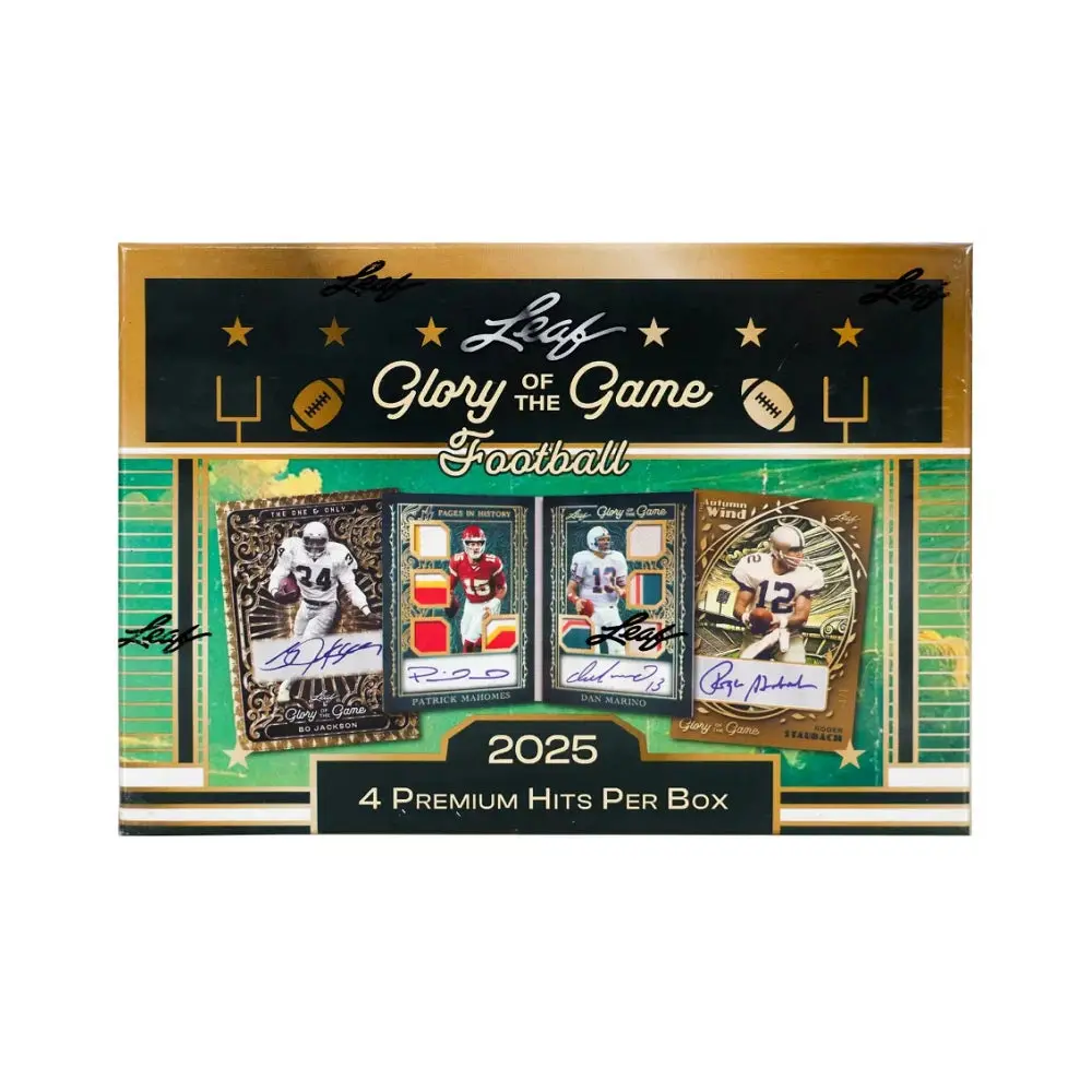 2025 Leaf Glory Of The Game Football Hobby Box 1