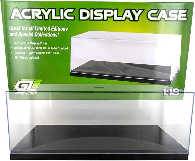 Greenlight Acrylic Display Case For 1:18 Scale Car Model Diecast Model 55020 1