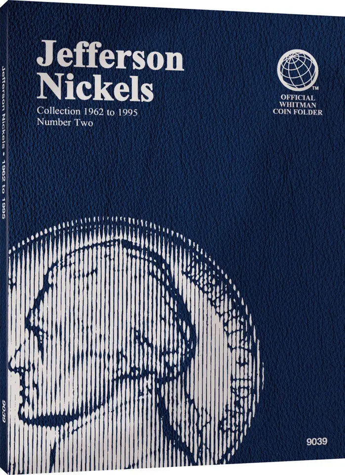 Official Whitman Coin Folder - Jefferson Nickels Collection #2: 1962-1995 1