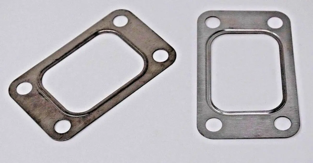 2-Pack T3 Turbo Manifold Gasket 4-Bolt 304 Stainless Steel 1