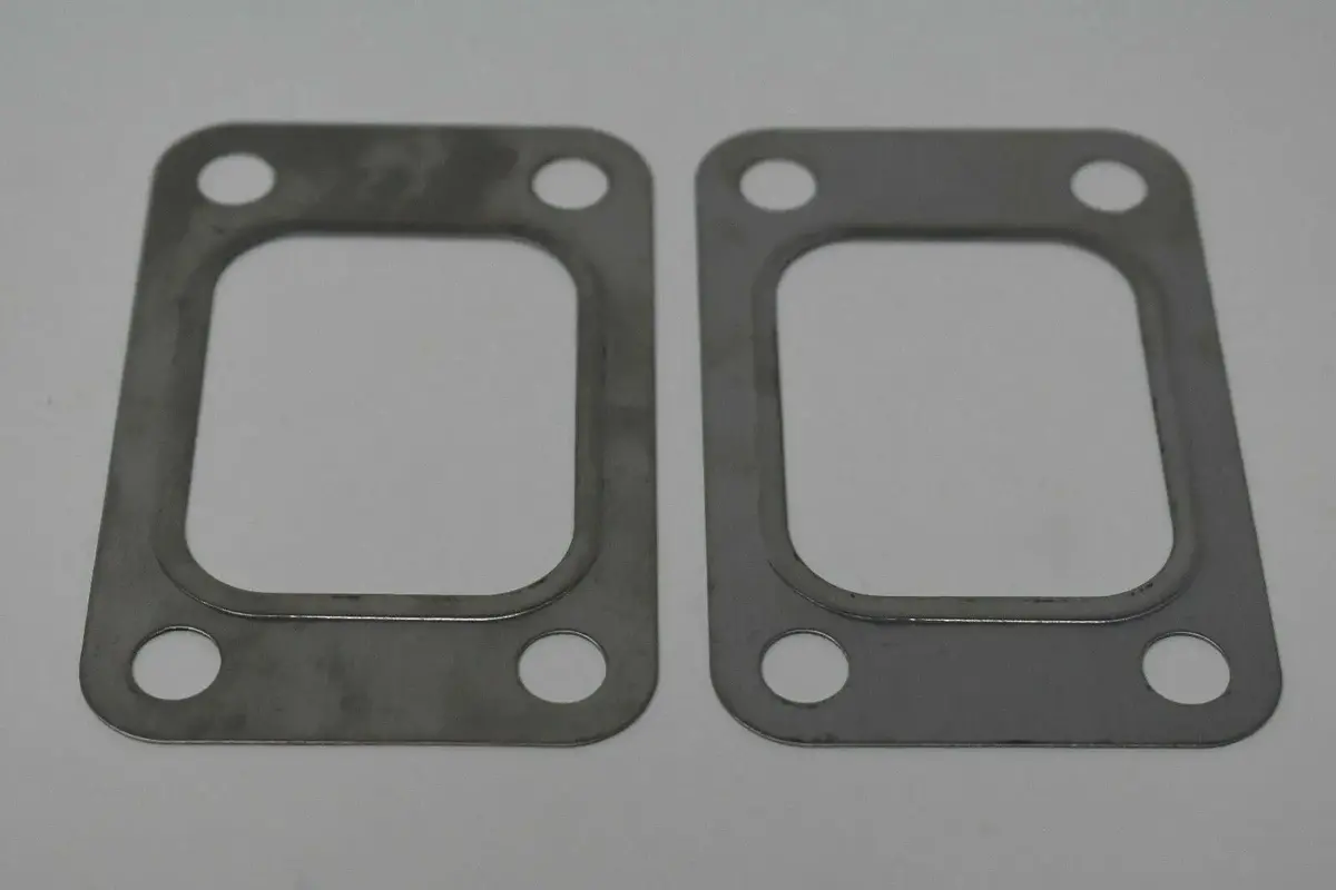 2 Pack T25 T28 Gt25 Gt28 Turbo Exhaust Inlet Manifold Gasket For T2 Flange, 304 Stainless Steel 1