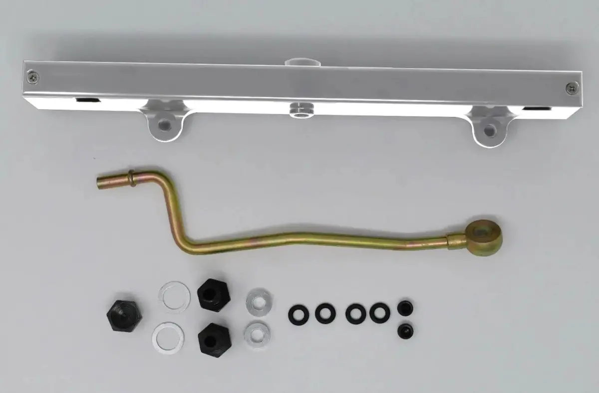 K-Series 6061 T-6 Billet Aluminum High Flow Fuel Rail With 1/2 Inch Fuel Passage 1