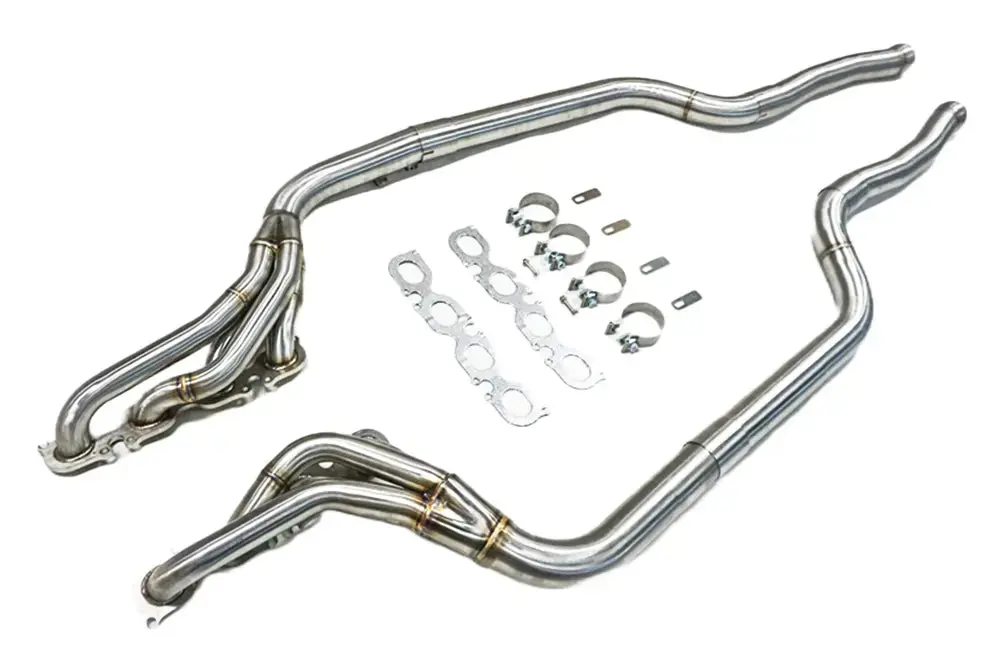 2008 - 2015 M156 6.2 V8 Longtube Headers + Downpipes | Mercedes-Benz W204 C63 - Export Only 1
