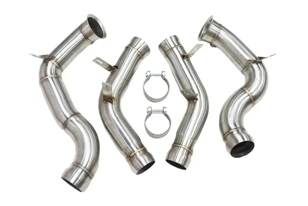 2017+ W213 E63 E63s Downpipes (M178) - Export Only 1