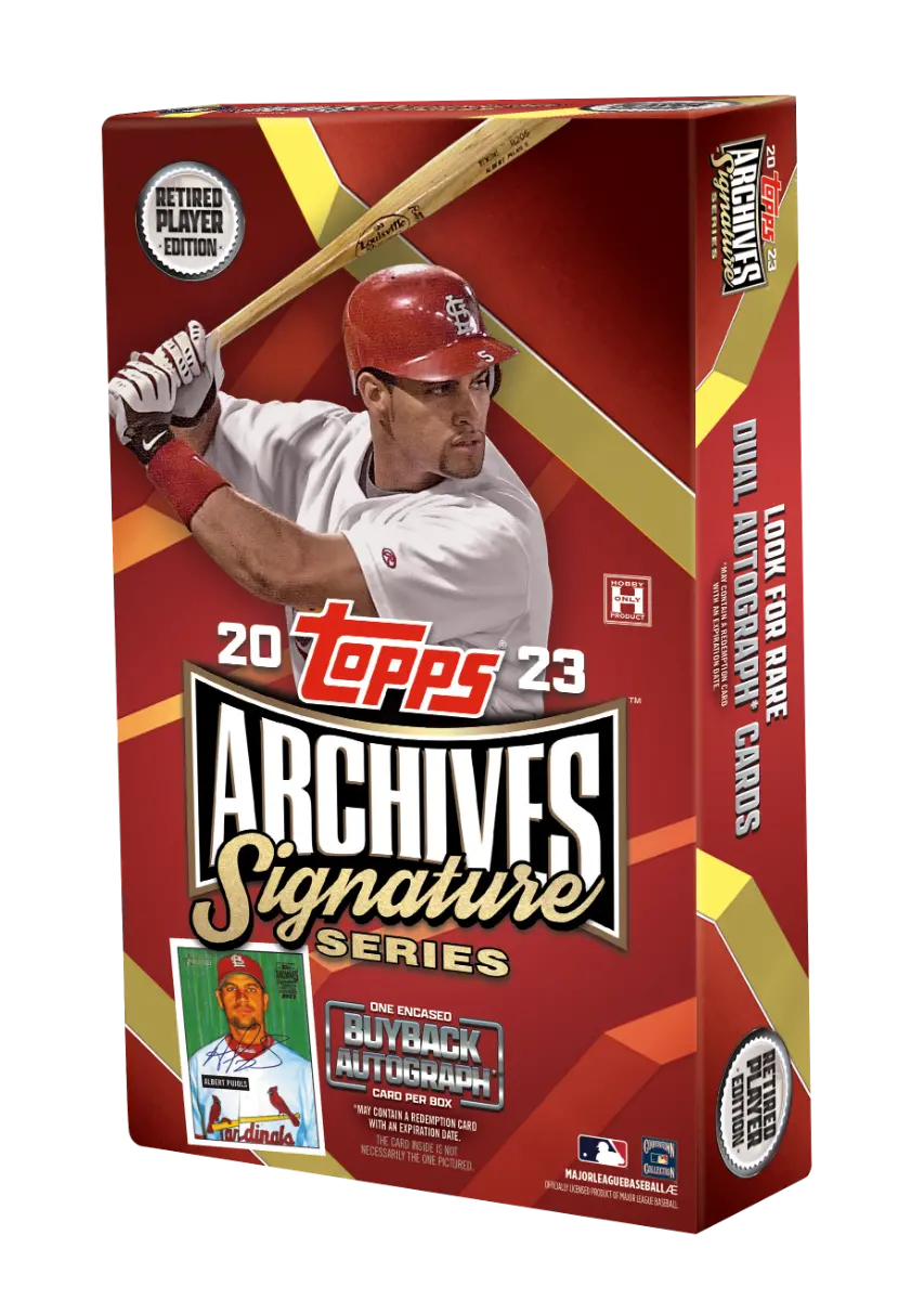 2023 Topps Archives Signature Series Retired Player Ed Baseball Box 1
