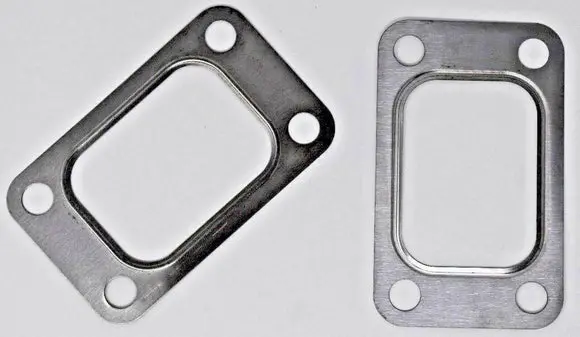 Garrett T3 Turbo Inlet Flange Gasket 4 Bolt 304 Stainless Steel, Pack Of 2 1