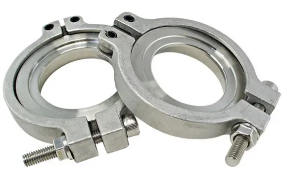 38Mm Wastegate V-Band Clamp Set Kit With Screws, Nuts, And Seals For Tial Mv-R And Mv-S 1