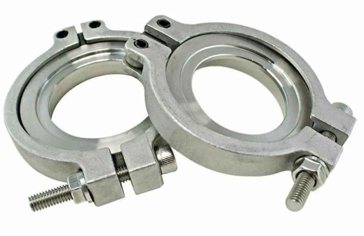 V-Band Clamp Set Kit With Screws, Nuts, And Seals For 44Mm Wastegate Applications Mv-R Mv-S 1