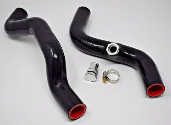 K-Swap Driver Side Radiator Hose Kit With Fan Hose Bung 1