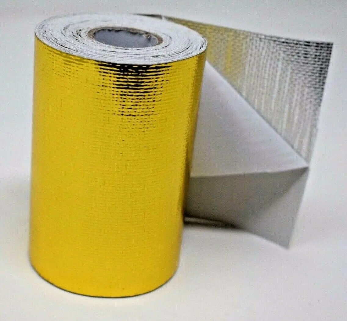Gold Reflective Thermal Heat Shield Tape 4-Inch X 15Ft Roll 1