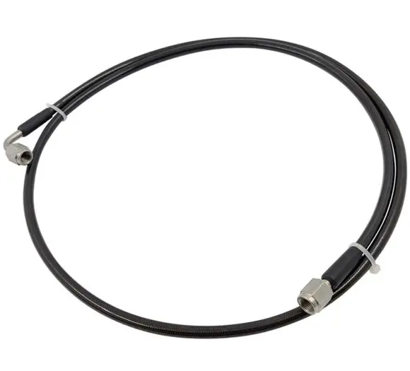Universal Turbocharger Oil Feed Line Stainless Steel Braided Hose 3An, 52 Inch 1