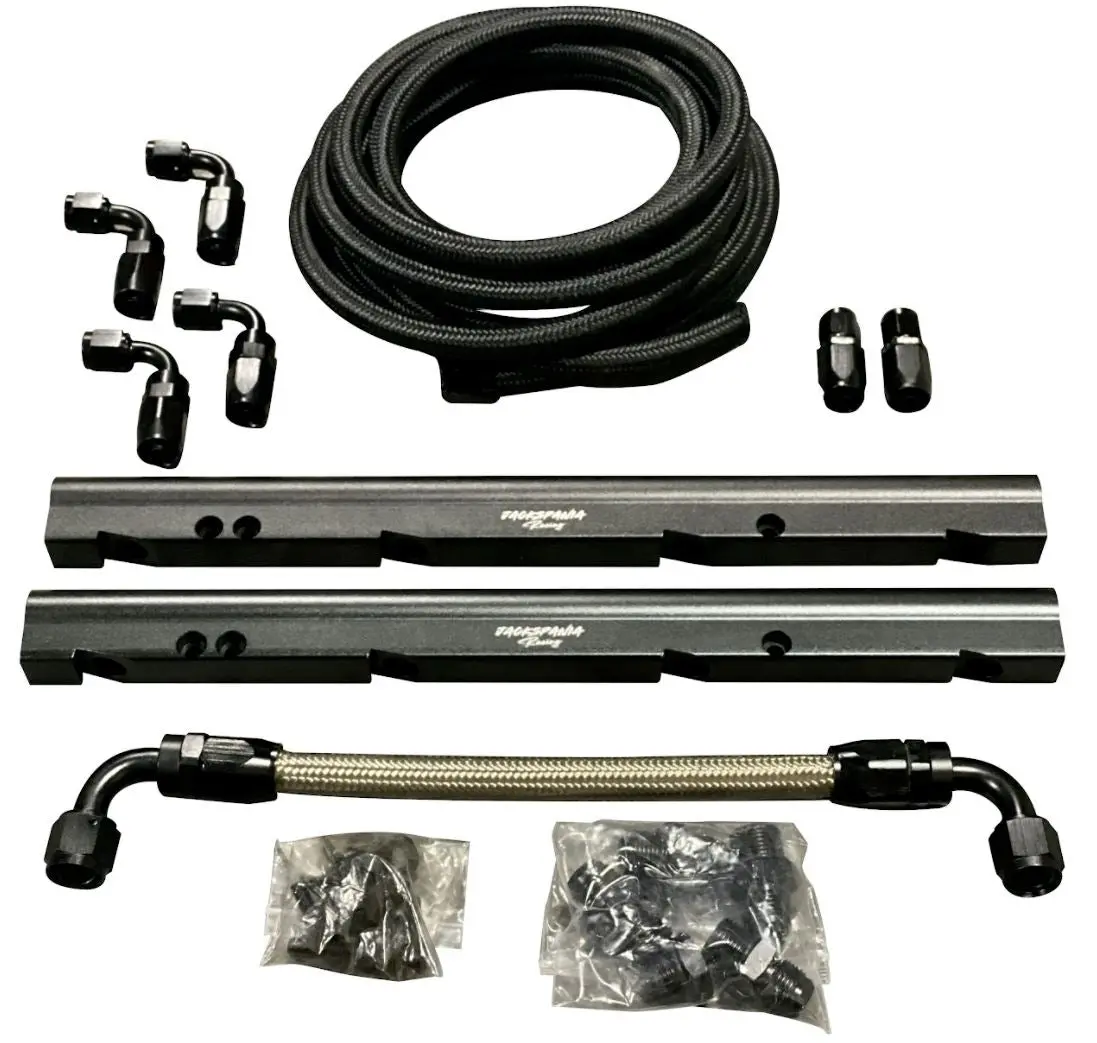 Billet Aluminum Fuel Rail Kit For Gm Ls3 V8 Oe Intake Manifold, An6 An8 1
