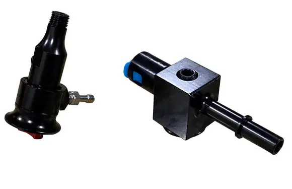 17119 Connect 3/8In Quick Sample Valve Kit With 1/8" Npt Ports And Rotating Stainless Steel Barb 1