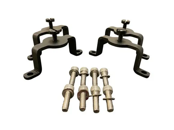 Vw Audi 1.8T Coil Pack Hold Down Bracket Kit - Hard Anodized Billet, Black 1