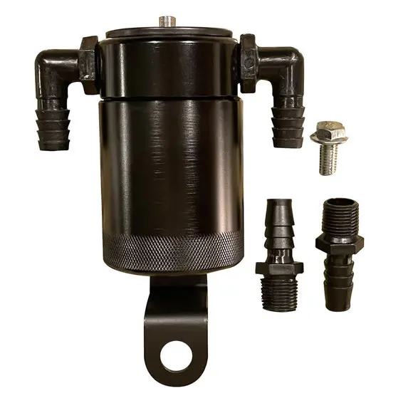 Oil Separator Catch Can For 2015-2021 Charger, Challenger, Hellcat, And 6.2L Applications 1