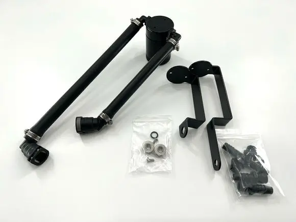 Oil Separator Catch Can For 6.2 Supercharged Applications – 3Oz Capacity, Billet Construction, Passenger Side 1