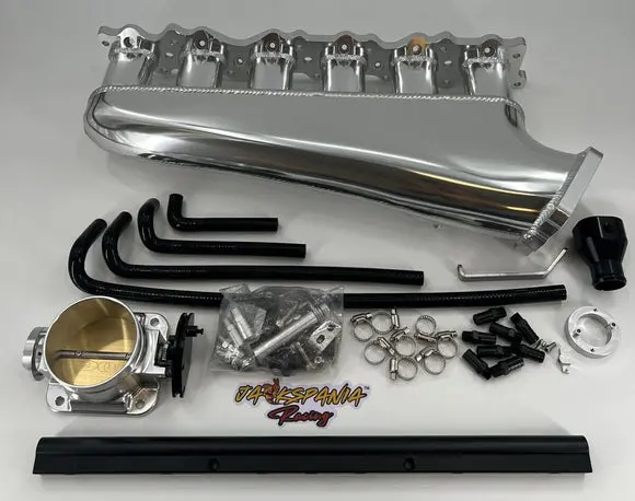 Rb26 Intake Manifold With 90Mm Throttle Body And Fuel Rail – Aluminum, Tig Welded 1