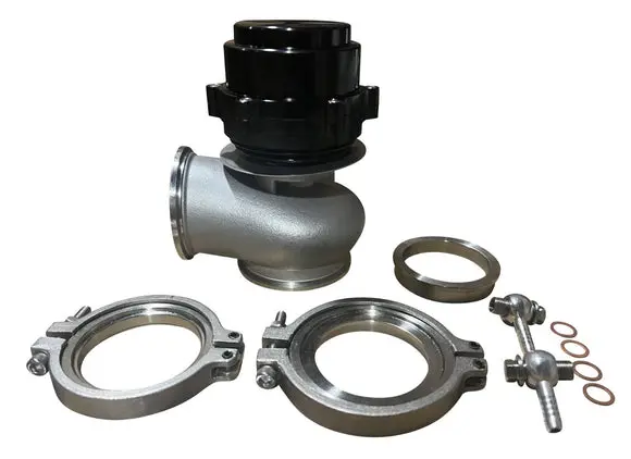 Universal 60Mm V-Band Flange Clamp Wastegate With 10 &Amp; 18 Psi Springs 1