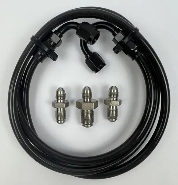 Rhd Right Hand Drive Clutch Line Kit With Stainless Steel Hose And Fittings 1