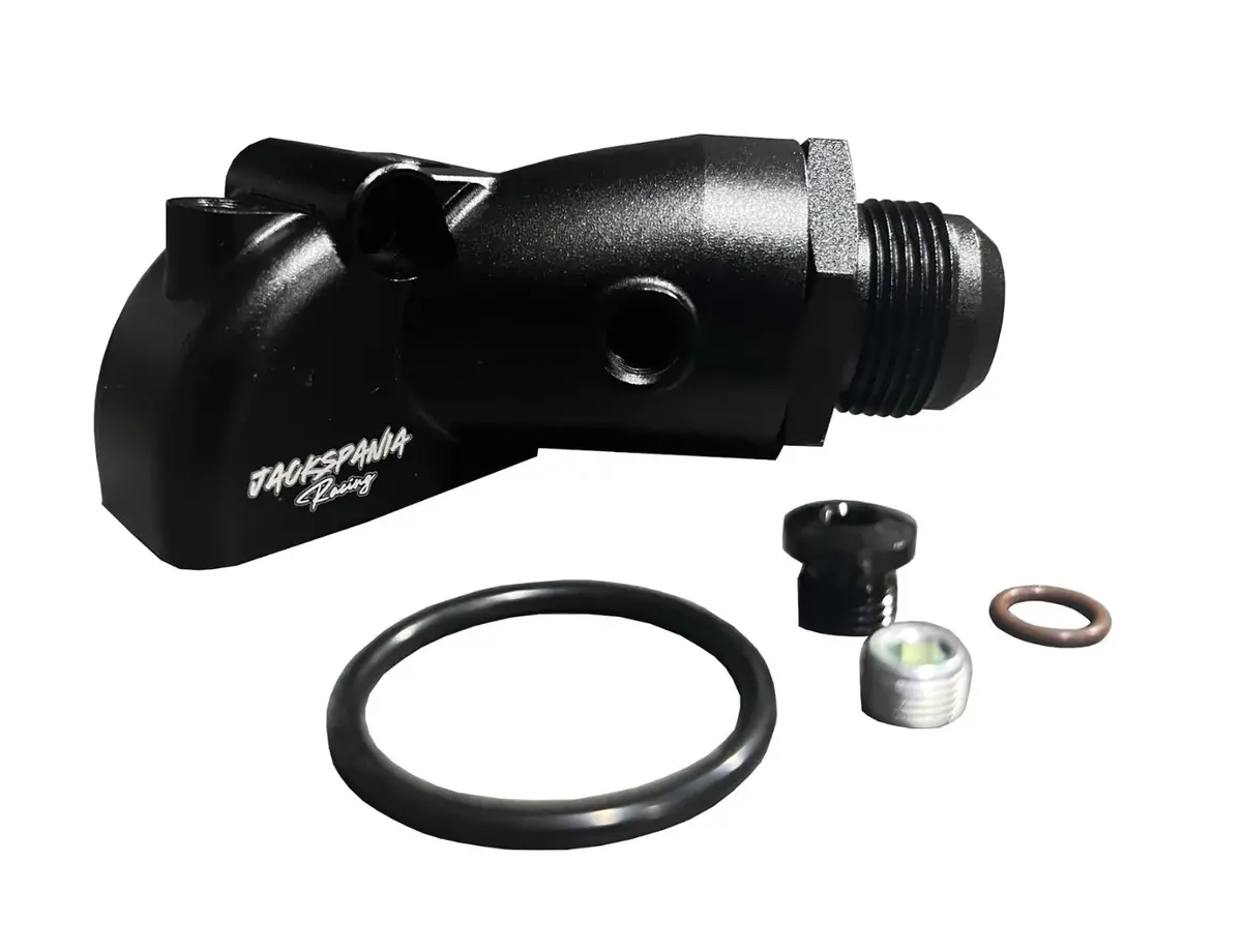 Compact Upper Water Neck With 16An Fitting For Toyota 1Jz-Gte And 2Jz-Gte 1