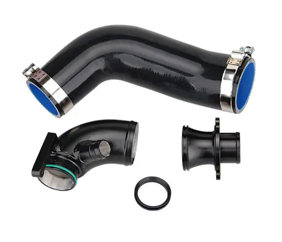 Engine Turbo Muffler Inlet Elbow Silicone Hose 1