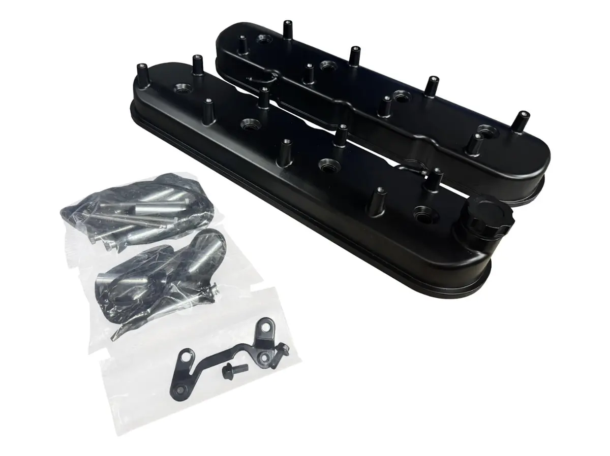 Ls1 Ls2 Ls3 Ls6 5.3 6.0 Gm Ls Cast Aluminum Tall Valve Cover Coil Mount 1