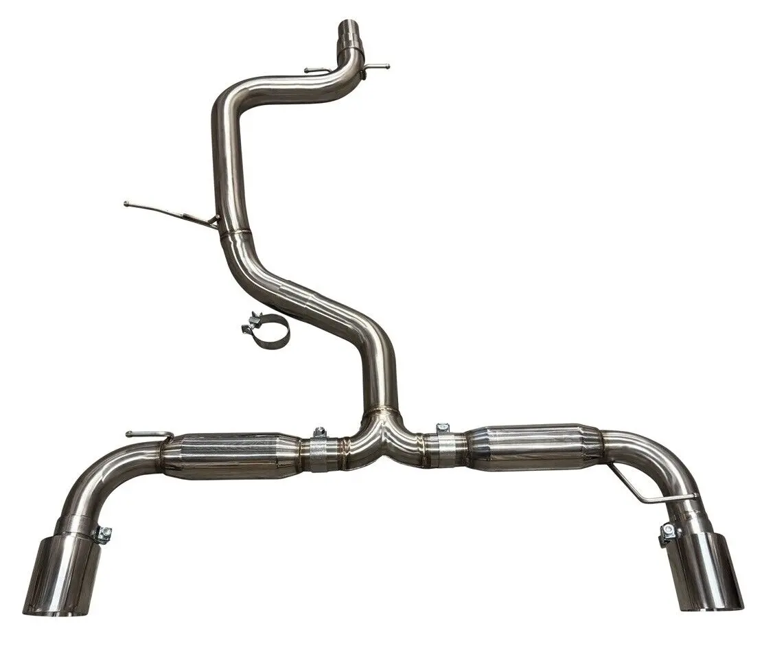 Volkswagen Vw 09-14 2.0T Mk6 Mkvi Golf Gti Catback Polished Exhaust System Turbo 1