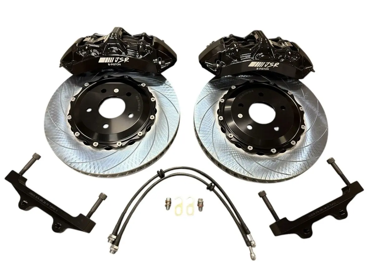 Big Brake Kit 14" Front Slotted Rotor Caliper For Nissan 350Z Infiniti G35 Bbk 1