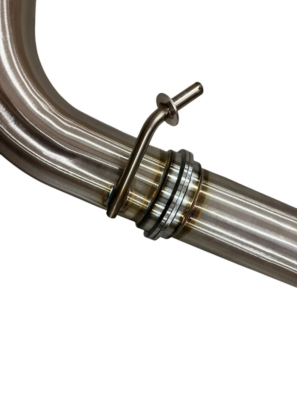 3" Resonated High Flow Exhaust Mid Pipe For Subaru Wrx Sti 2015-2025+ 1