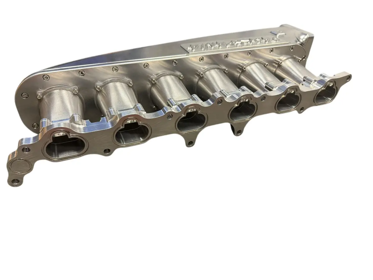Fully Billet 2Jzge Intake Manifold 6 Injector Fuel Rail Throttle Body 2Jz Ge 1