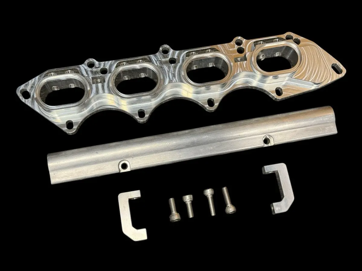 Billet B Series Intake Manifold Adapter Flange B16 B18 8 Injector 4 Injector Diy 1
