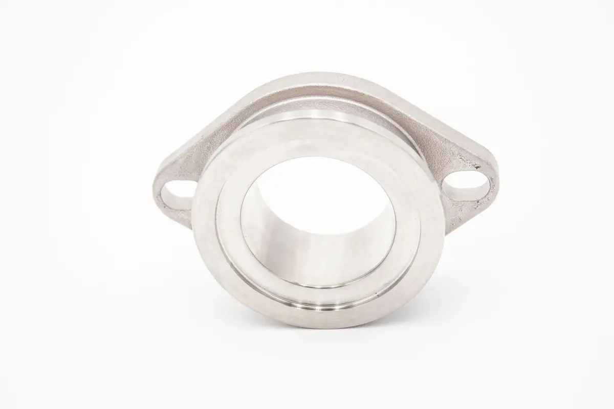 38Mm 2 Bolt To Tial 44Mm Mvr Wastegate Adapter Flange Cast + Cnc Machined 1
