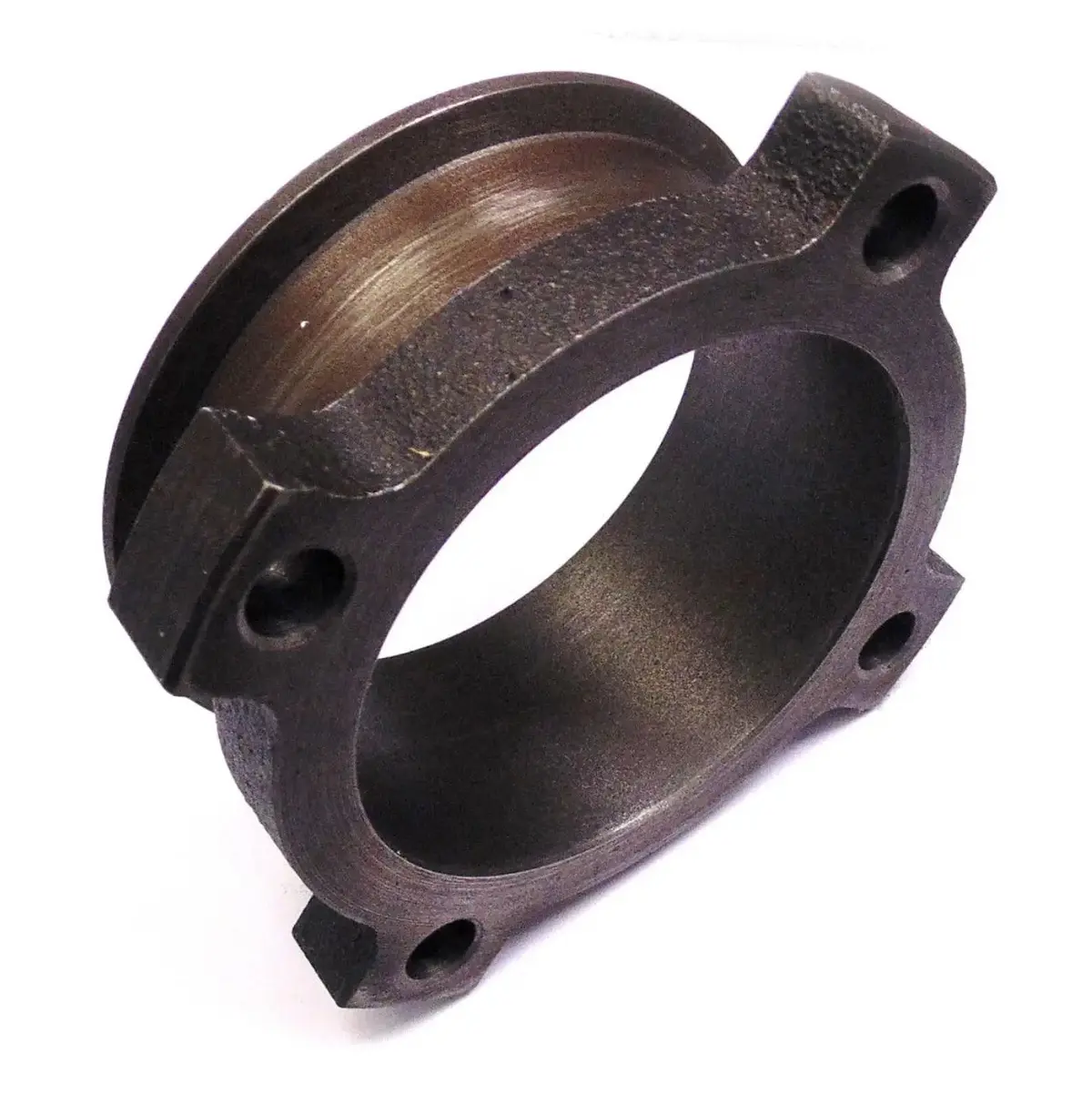 3" 4-Bolt Exhaust Downpipe Flange To 3" V-Band Adapter For Gt30 Gt35 T3 1