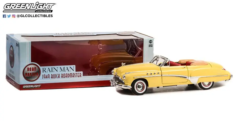 1949 Buick Roadmaster Convertible "Rain Man" 1/18 Diecast By Greenlight 13616 1