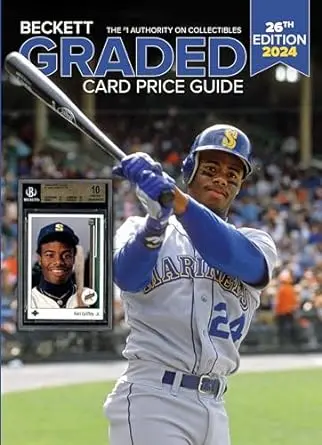 New 2024 Beckett Graded Card Price Guide 26Th Edition With Ken Griffey Jr. 1