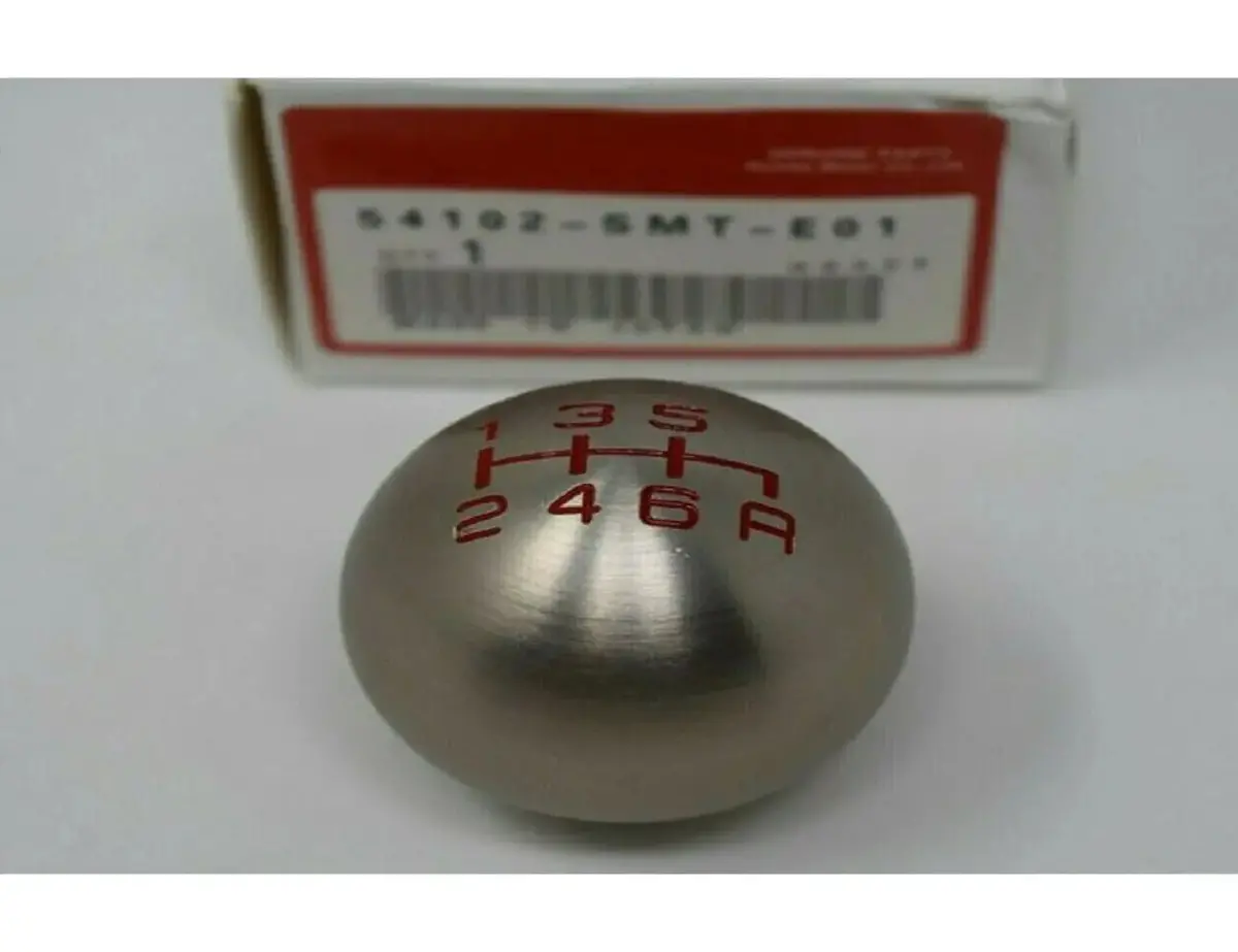 6 Speed Type R Solid Style Shift Knob M10 X 1.5 Billet Aluminum 1