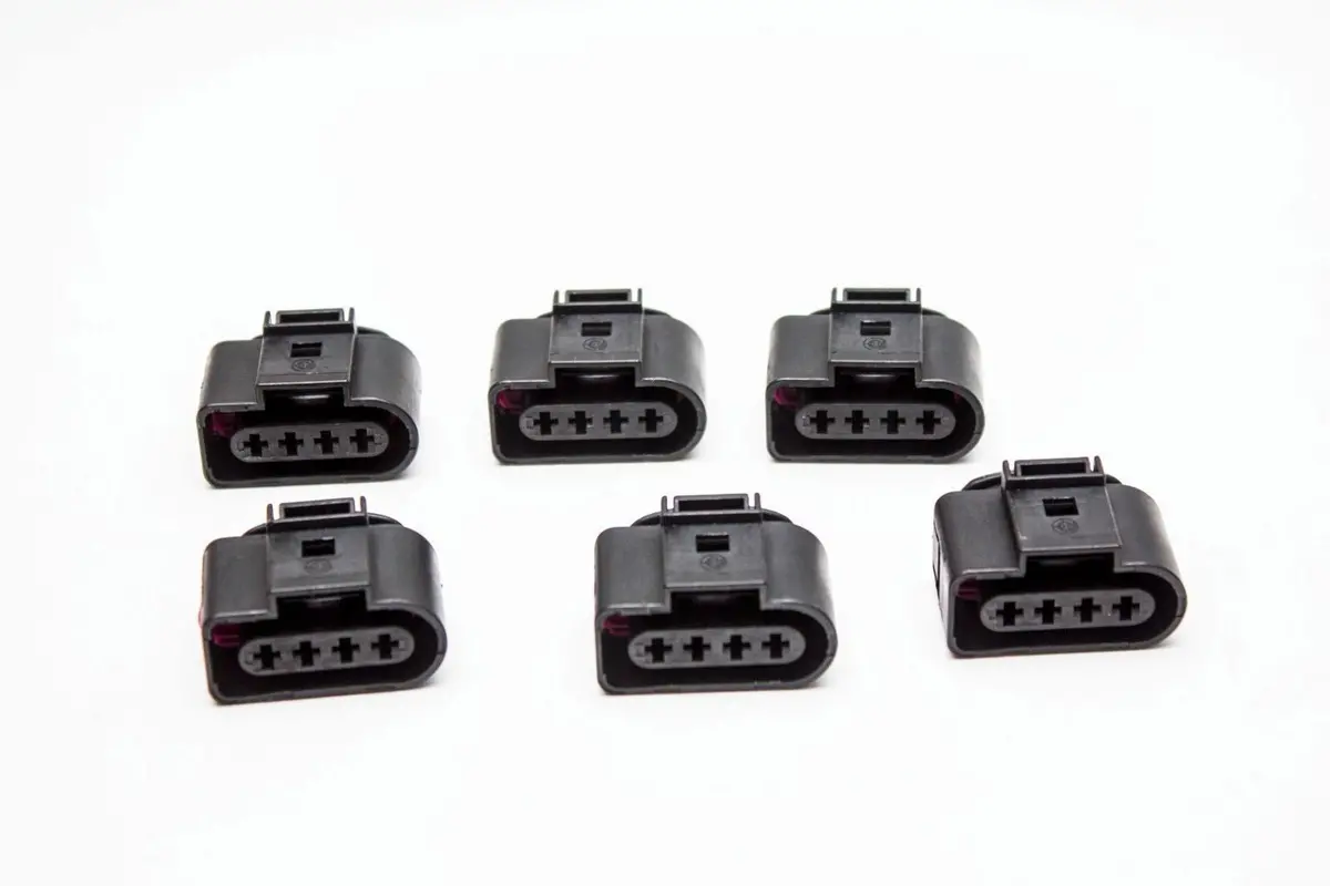 6Pcs Ignition Coil Connector Repair Plug Wiring Audi Vw Gti Golf Jetta Passat 1