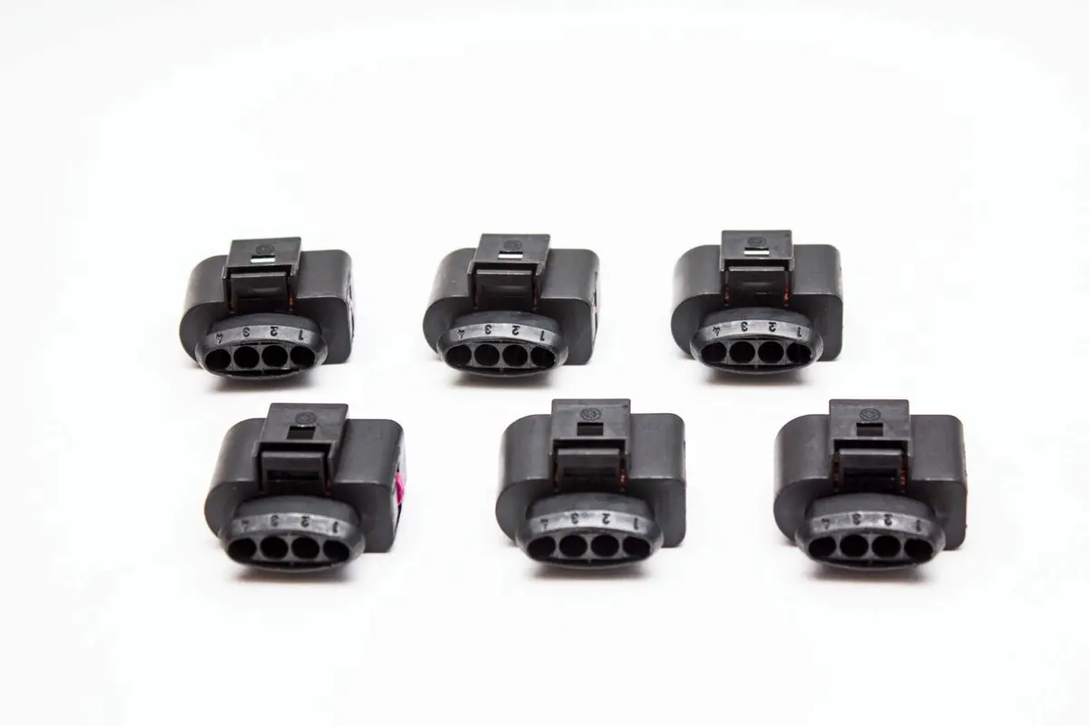 6Pcs Ignition Coil Connector Repair Plug Wiring Audi Vw Gti Golf Jetta Passat 2