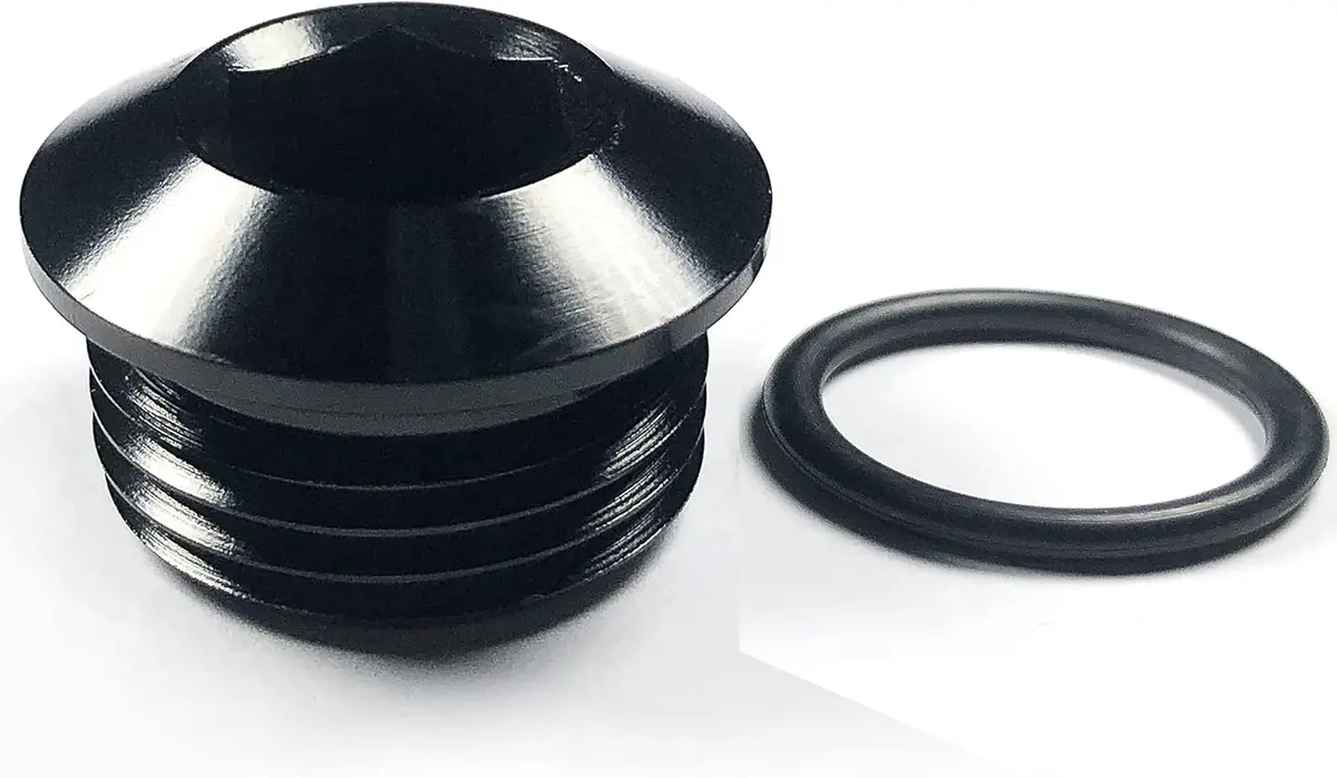 6An Socket Plug 10 An Male Hex Head Port Plugs Aluminum Fittings Adapter With An6 Orb O-Ring 1