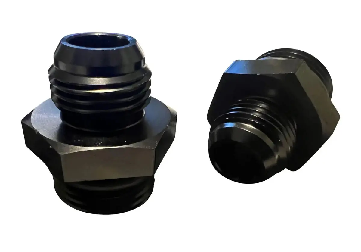 8An Flare To 10An Orb Male Boss Fuel Pump Rail Adapter Fitting 1