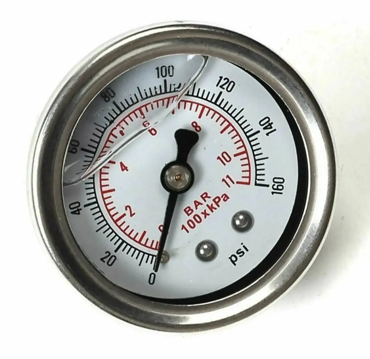 Aero 30-70 Psi Efi Bypass Fuel Pressure Regulator With Motive Gauge And An6 Fittings 1
