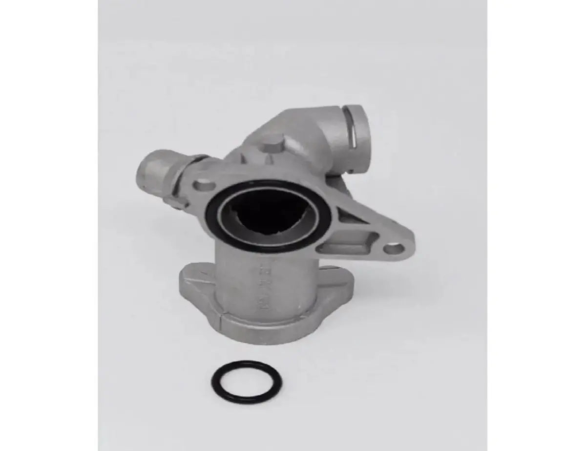 Audi B5 A4 1.8T Cast Aluminum Coolant Flange Without Temperature Sensor 058121132C 1