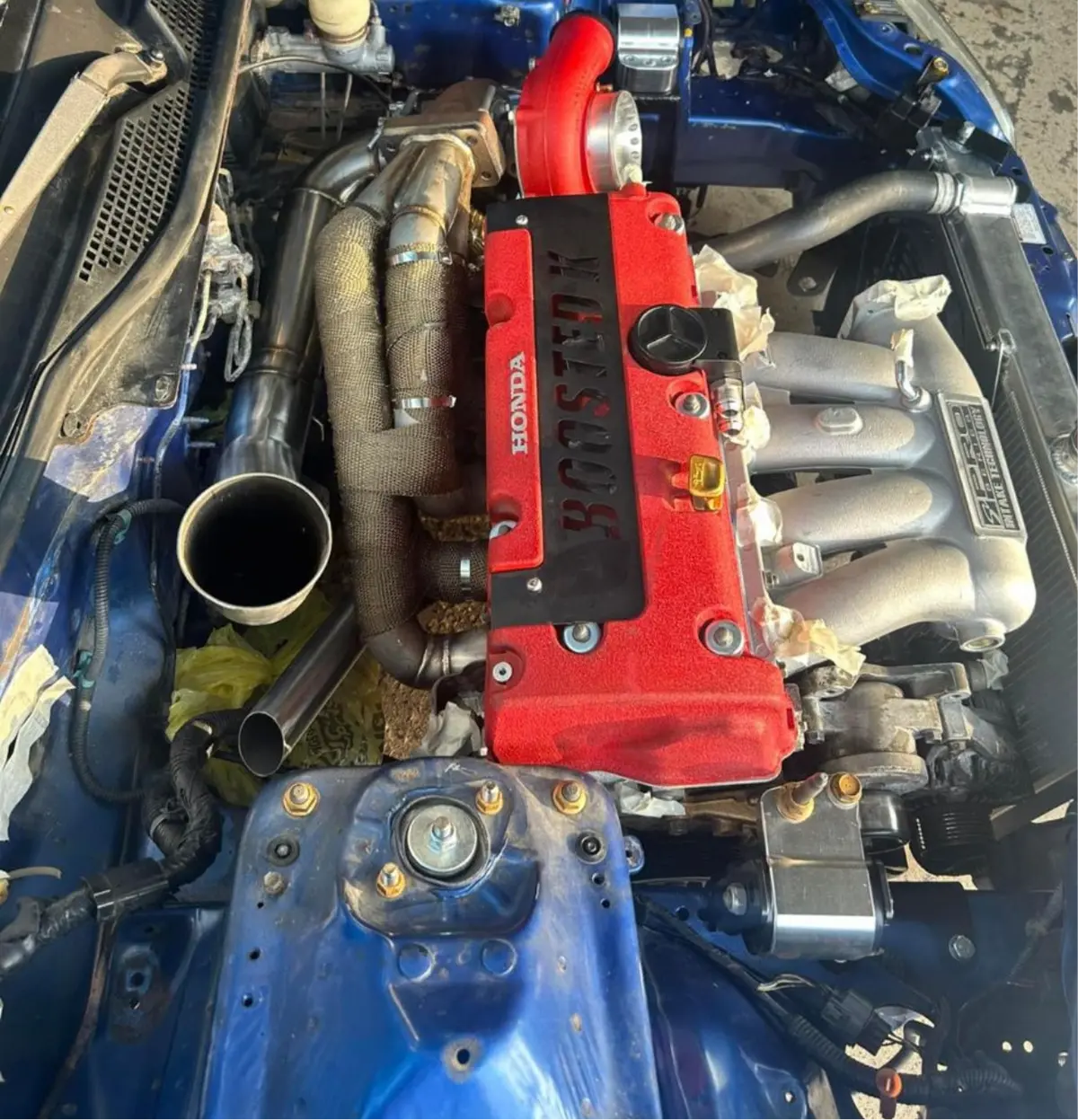 K Series Tial 44Mm Wastegate Tube Up Pipe Dump Tube Exhaust Hood Tear Hood Exit K20 K24 Sidewinder 1