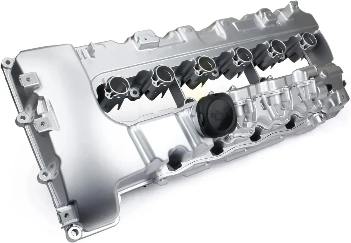 Bmw N54 Aluminum Valve Cover + Upgraded Pcv Valve 1