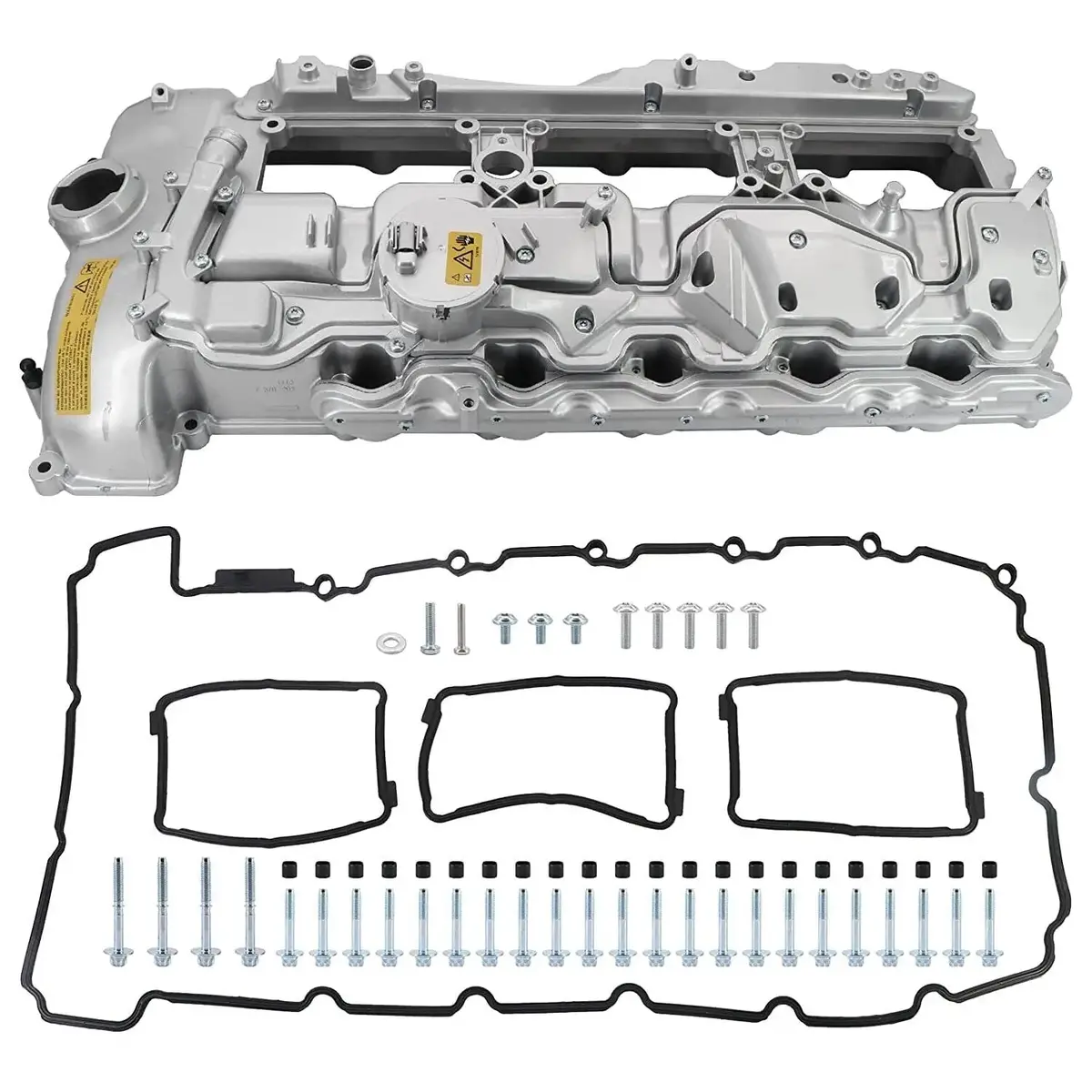 Bmw N55 Aluminum Valve Cover + Upgraded Pcv Valve 1