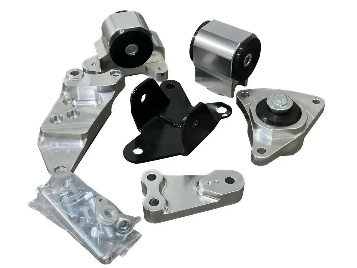 Billet K20 K Series Engine Swap Motor Mount Kit 70A Urethane Bushings 1